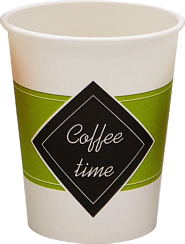 Стакан бумажный "Coffee Time" 165 мл, фото 1